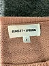 Sunset & Spring Tan Pullover Sweater Size S - photo 7