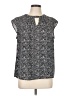 Fortune + Ivy 100% Polyester Black Sleeveless Blouse Size L - photo 1