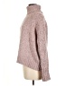 J.Crew Tweed Pink Turtleneck Sweater Size M - photo 5
