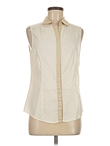 The Limited Sleeveless Button-Down Shirt (view 1)