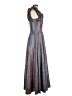Xscape Metallic Silver Cocktail Dress Size 8 (petite) - photo 4