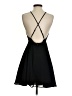 Silence and Noise 100% Polyester Solid Black Cocktail Dress Size 4 - photo 2