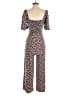 Boden Animal Print Pink Jumpsuit Size 4R - photo 2