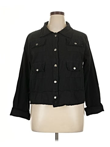 CBR 3/4 Sleeve Button-Down Shirt (view 1)