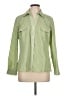 Chico's Stripes Green Long Sleeve Button-Down Shirt Size Lg (2) - photo 1