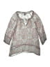 Ella Moss 100% Silk Gray 3/4 Sleeve Silk Top Size XS - photo 2