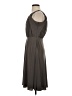 Ann Taylor Solid Gray Tan Cocktail Dress Size 0 - photo 5