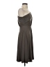 Ann Taylor Solid Gray Tan Cocktail Dress Size 0 - photo 4