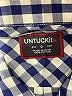UNTUCKit 100% Cotton Checkered-gingham Blue Long Sleeve Button-Down Shirt Size 0 - photo 7