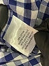 UNTUCKit 100% Cotton Checkered-gingham Blue Long Sleeve Button-Down Shirt Size 0 - photo 8