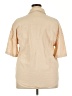 HOTOUCH 100% Cotton Solid Tan 3/4 Sleeve Button-Down Shirt Size XXL - photo 2