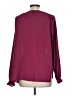 Jessica Simpson 100% Polyester Burgundy Long Sleeve Blouse Size L - photo 2