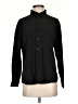 Shein 100% Polyester Solid Black Long Sleeve Blouse Size S - photo 1