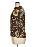 Shein Curve 100% Polyester Floral Brown Pullover Sweater Size 0X - photo 5