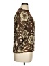 Shein Curve 100% Polyester Floral Brown Pullover Sweater Size 0X - photo 4