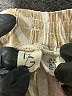 Happily Grey Animal Print Ivory Linen Pants Size S - photo 4