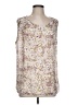 Gap 100% Polyester Ivory Sleeveless Blouse Size L - photo 1