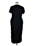 Unbranded Solid Black Casual Dress Size XL - photo 2