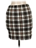 Just Polly Plaid Gray Casual Skirt Size M - photo 2