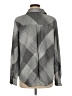 DKNY 100% Polyester Argyle Gray Long Sleeve Blouse Size M - photo 2