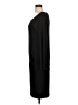 Moda International Solid Black Casual Dress Size L - photo 5