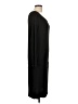 Moda International Solid Black Casual Dress Size L - photo 4