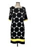 Karin Stevens Polka Dots Black Casual Dress Size 12 - photo 1
