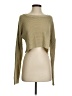 Say What? Tan Long Sleeve Top Size 4 - photo 1