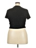 Love Sense Black Short Sleeve Top Size 2X - photo 2