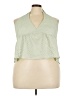 Boohoo Green Sleeveless Blouse Size 22 - photo 1