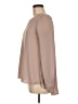 Unbranded 100% Polyester Tan Long Sleeve Blouse Size M - photo 5