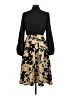 Shein 100% Polyester Black Casual Dress Size 6 - photo 2