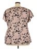 Shein Brown Short Sleeve Blouse Size 4X - photo 2