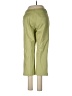 Larry Levine Solid Green Khakis Size 8 - photo 2