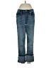 Venus Chevron-herringbone Blue Jeans Size 4 - photo 1