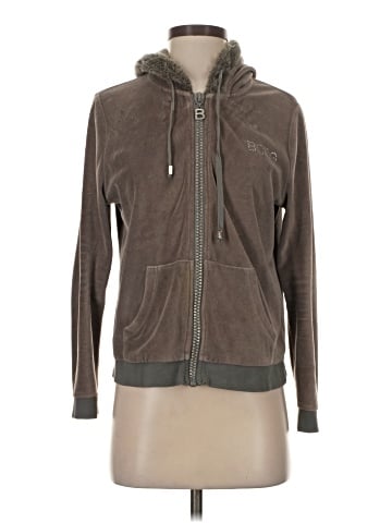 BCBGMAXAZRIA Zip Up Hoodie (view 1)