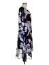 DKNY 100% Polyester Print Purple Cocktail Dress Size 6 - photo 4