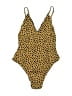 Haight Animal Print Gold One Piece Swimsuit Size XS (estimated) - photo 1
