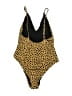 Haight Animal Print Gold One Piece Swimsuit Size XS (estimated) - photo 2