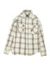 Roper Plaid Ivory Long Sleeve Button-Down Shirt Size 8 - 10 - photo 1