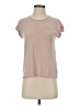 Max Studio Pink Ivory Short Sleeve T-Shirt Size XS - photo 1