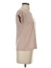 Max Studio Pink Ivory Short Sleeve T-Shirt Size XS - photo 4