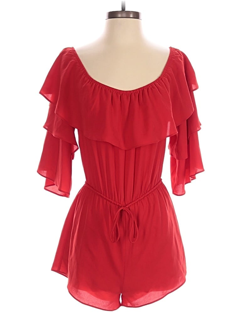 Pre-owned Honey Belle Romper In Red