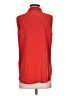 Equipment Red Sleeveless Button-Down Shirt Size S - photo 2