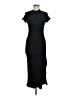 Lush Solid Black Casual Dress Size M - photo 1
