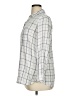 Old Navy 100% Rayon Gray 3/4 Sleeve Button-Down Shirt Size XL - photo 5