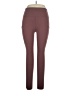 Yogalicious Solid Burgundy Active Pants Size XL - photo 1