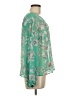 A New Day 100% Polyester Green Long Sleeve Blouse Size M - photo 4