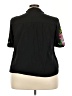 Cato Floral Black Short Sleeve Blouse Size 22 - 24 - photo 2