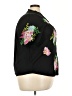 Cato Floral Black Short Sleeve Blouse Size 22 - 24 - photo 4